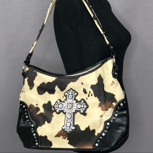 NWT Country Road CT Series Cowprint/Cross Purse. - Picture 3 of 7